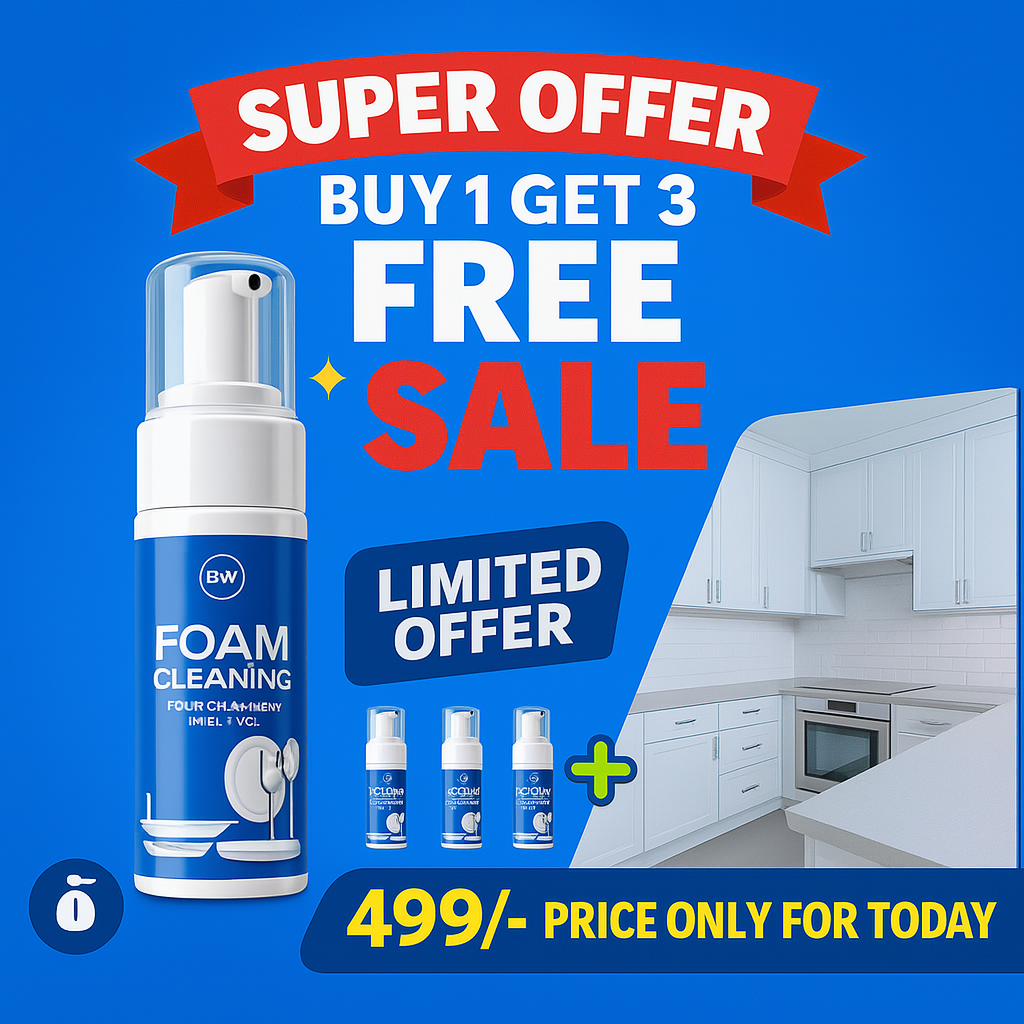 CleanEase Foam ❄️BUY 1 GET 3 FREE💫